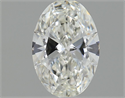 Natural Diamond 0.91 Carats, Oval with  Cut, I Color, VVS2 Clarity and Certified by GIA