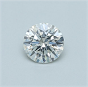 Diamante Natural 0.46 quilates, Redondo , Color H, claridad SI2 y certificado GIA