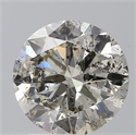 Natural Diamond 1.50 Carats, Round with Very Good Cut, J Color, SI2 Clarity and Certified by IGI