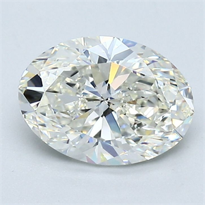 Picture of Natural Diamond 1.51 Carats, Oval with  Cut, I Color, VS1 Clarity and Certified by GIA