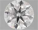 Natural Diamond 0.90 Carats, Round with Very Good Cut, E Color, I1 Clarity and Certified by GIA