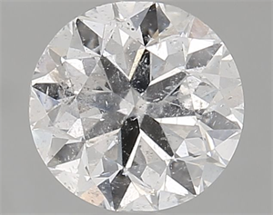 Picture of Natural Diamond 0.90 Carats, Round with Very Good Cut, E Color, I1 Clarity and Certified by GIA