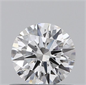 Natural Diamond 0.50 Carats, Round with Excellent Cut, D Color, SI1 Clarity and Certified by GIA