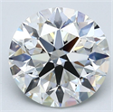 Diamante Natural 3.30 quilates, Redondo , Color H, claridad VS2 y certificado GIA