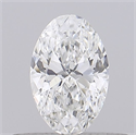 Natural Diamond 0.31 Carats, Oval with  Cut, F Color, SI1 Clarity and Certified by GIA