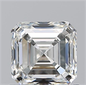 Natural Diamond 1.02 Carats, Asscher with  Cut, G Color, VS1 Clarity and Certified by GIA