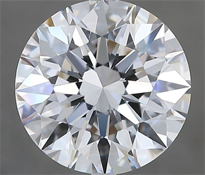 Picture of Natural Diamond 3.50 Carats, Round with Excellent Cut, D Color, VVS1 Clarity and Certified by GIA