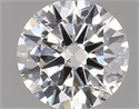 Natural Diamond 0.71 Carats, Round with Excellent Cut, G Color, SI2 Clarity and Certified by IGI