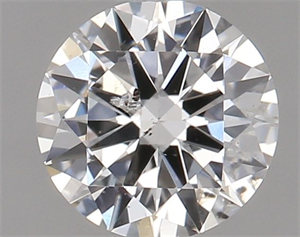 Picture of Natural Diamond 0.71 Carats, Round with Excellent Cut, G Color, SI2 Clarity and Certified by IGI