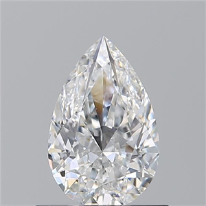 Picture of Natural Diamond 0.70 Carats, Pear with  Cut, E Color, VS1 Clarity and Certified by GIA