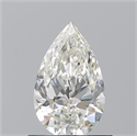 Natural Diamond 0.70 Carats, Pear with  Cut, J Color, IF Clarity and Certified by GIA