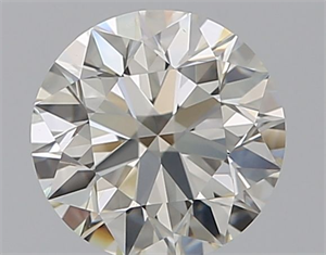 Picture of Natural Diamond 1.01 Carats, Round with Excellent Cut, J Color, VS1 Clarity and Certified by GIA