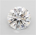 Lab Grown Diamond 1.04 Carats, Round with Ideal Cut, D Color, VVS2 Clarity and Certified by IGI