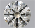 Natural Diamond 0.70 Carats, Round with Excellent Cut, M Color, VVS2 Clarity and Certified by GIA