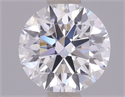 Lab Grown Diamond 1.02 Carats, Round with Ideal Cut, D Color, VS1 Clarity and Certified by IGI