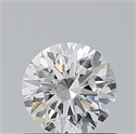 Natural Diamond 0.70 Carats, Round with Excellent Cut, D Color, VVS1 Clarity and Certified by GIA