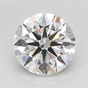 Picture of Lab Grown Diamond 1.55 Carats, Round with Ideal Cut, F Color, VVS2 Clarity and Certified by IGI