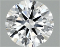 Lab Grown Diamond 1.01 Carats, Round with Ideal Cut, D Color, VS1 Clarity and Certified by IGI