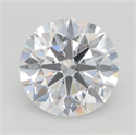 Del inventario de diamantes de laboratorio, 5.71 quilates, Redondo , Color E, claridad VVS1 y certificado GIA