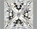 Natural Diamond 0.90 Carats, Princess with  Cut, E Color, SI2 Clarity and Certified by GIA