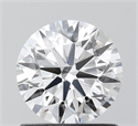 Lab Grown Diamond 1.02 Carats, Round with Ideal Cut, D Color, VVS2 Clarity and Certified by IGI