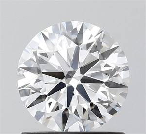 Picture of Lab Grown Diamond 1.02 Carats, Round with Ideal Cut, D Color, VVS2 Clarity and Certified by IGI