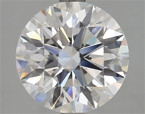 Picture of Lab Grown Diamond 3.01 Carats, Round with Ideal Cut, D Color, FL Clarity and Certified by IGI