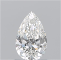 Natural Diamond 1.01 Carats, Pear with  Cut, G Color, SI1 Clarity and Certified by GIA