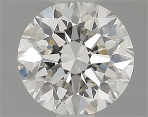 Foto Diamante Natural 0.52 quilates, Redondo , Color J, claridad VS1 y certificado GIA de