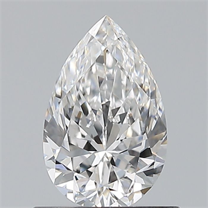 Foto Diamante Natural 0.70 quilates, De pera , Color F, claridad VVS2 y certificado GIA de