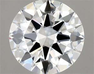 Picture of Natural Diamond 0.50 Carats, Round with Excellent Cut, H Color, VS2 Clarity and Certified by GIA