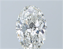 Natural Diamond 0.75 Carats, Oval with  Cut, H Color, VS1 Clarity and Certified by GIA