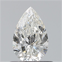 Natural Diamond 0.54 Carats, Pear with  Cut, G Color, VS1 Clarity and Certified by GIA