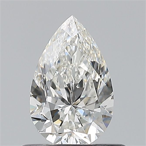 Picture of Natural Diamond 0.54 Carats, Pear with  Cut, G Color, VS1 Clarity and Certified by GIA