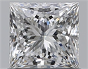 Natural Diamond 0.70 Carats, Princess with  Cut, G Color, VS2 Clarity and Certified by GIA