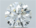 Diamante Natural 1.53 quilates, Redondo , Color I, claridad VVS1 y certificado GIA