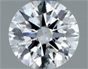 Diamante Natural 0.50 quilates, Redondo , Color E, claridad VS2 y certificado IGI