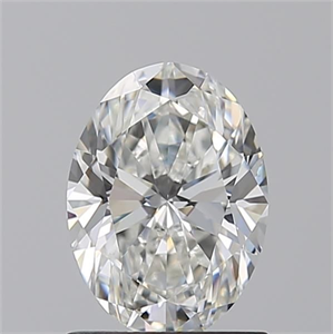 Picture of Natural Diamond 1.20 Carats, Oval with  Cut, H Color, VS2 Clarity and Certified by GIA
