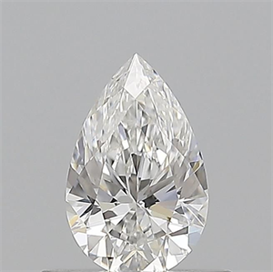 Picture of Natural Diamond 0.50 Carats, Pear with  Cut, E Color, VS1 Clarity and Certified by GIA