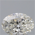 Natural Diamond 1.20 Carats, Oval with  Cut, H Color, VVS1 Clarity and Certified by GIA