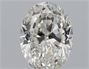 Natural Diamond 1.20 Carats, Oval with  Cut, H Color, VS1 Clarity and Certified by GIA