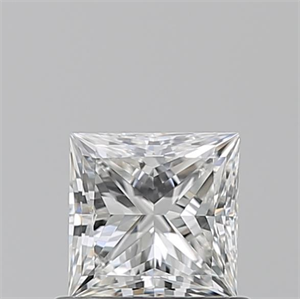 Picture of Natural Diamond 0.70 Carats, Princess with  Cut, G Color, VVS2 Clarity and Certified by GIA