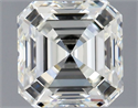 Natural Diamond 1.21 Carats, Asscher with  Cut, I Color, VVS2 Clarity and Certified by GIA