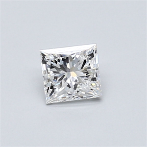 Foto Diamante Natural 0.40 quilates, Princesa , Color D, claridad VVS1 y certificado GIA de