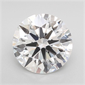 Del inventario de diamantes de laboratorio, 2.02 quilates, Redondo , Color D, claridad VVS2 y certificado IGI