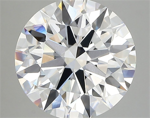 Picture of Lab Grown Diamond 4.71 Carats, Round with Ideal Cut, D Color, VVS2 Clarity and Certified by IGI