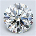 Diamante Natural 3.22 quilates, Redondo , Color I, claridad VVS2 y certificado GIA