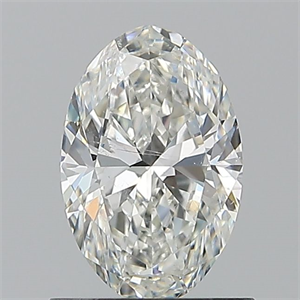 Picture of Natural Diamond 0.90 Carats, Oval with  Cut, G Color, SI1 Clarity and Certified by GIA