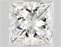 Natural Diamond 0.82 Carats, Princess with  Cut, H Color, VS1 Clarity and Certified by GIA