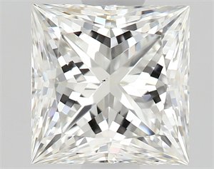 Picture of Natural Diamond 0.82 Carats, Princess with  Cut, H Color, VS1 Clarity and Certified by GIA